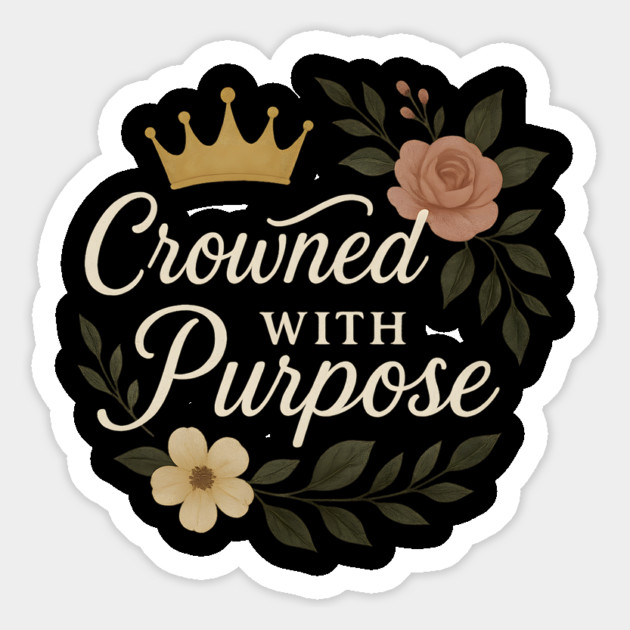 Crowned With Purpose Magnet by Peter's Store 8