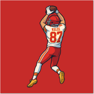 Travis Kelce Catch Posters and Art