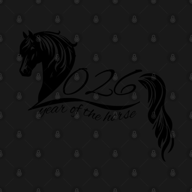 Illustrated 2026 Year of the Horse by HolidayBug