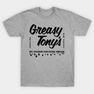 Greasy Tony's (Front/Back Print) As Worn By Booger in 'Revenge of the Nerds' Movie T-Shirt