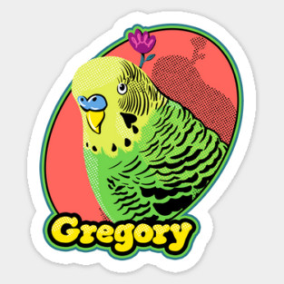 Gregory the Parakeet Magnet