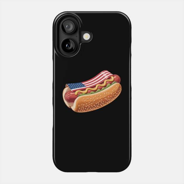 july-4th Phone Case by Creatifly Graphic Tees