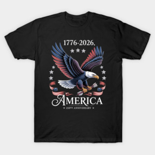 America 250th Anniversary Eagle US T-Shirt