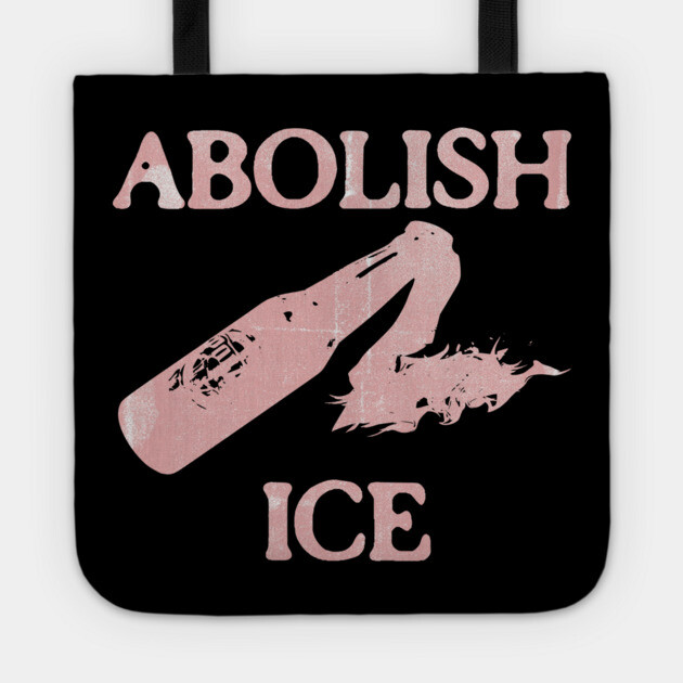 Abolish ICE Molotov Cocktail Tote by casualteesinc