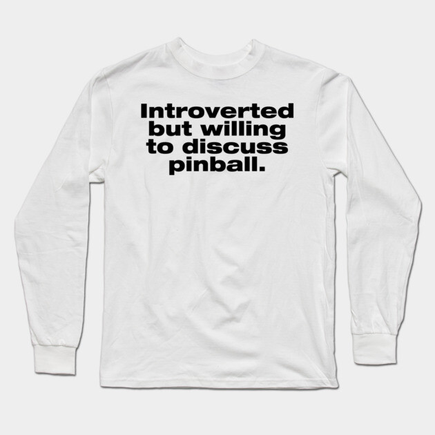 Introverted (light) Long Sleeve T-Shirt by DRI374
