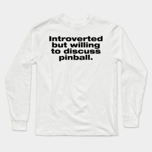 Introverted (light) Long Sleeve T-Shirt