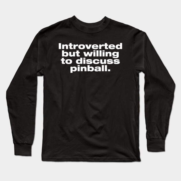 Introverted (dark) Long Sleeve T-Shirt by DRI374