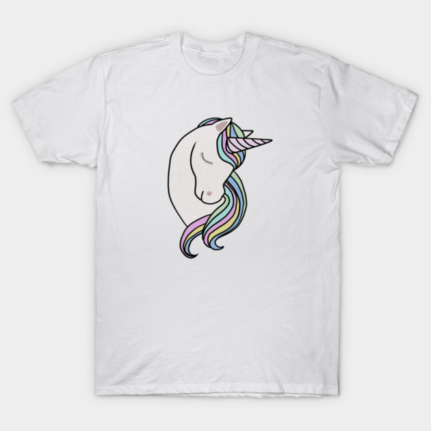 Majestic Unicon Rainbow T-Shirt by logiamerch