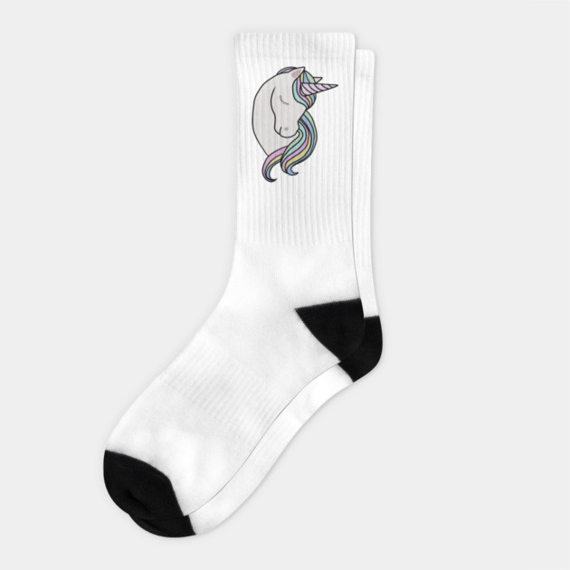 Majestic Unicon Rainbow Socks by logiamerch
