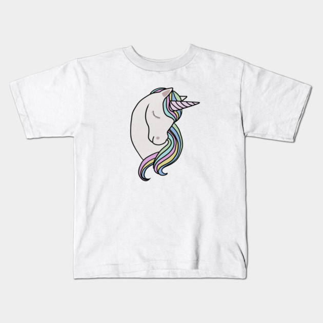 Majestic Unicon Rainbow Kids T-Shirt by logiamerch