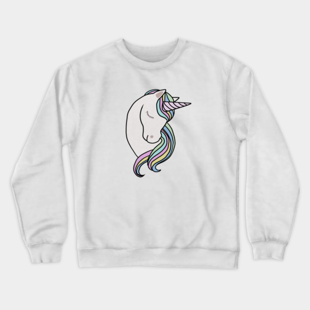 Majestic Unicon Rainbow Crewneck Sweatshirt by logiamerch