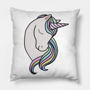 Majestic Unicon Rainbow Pillow