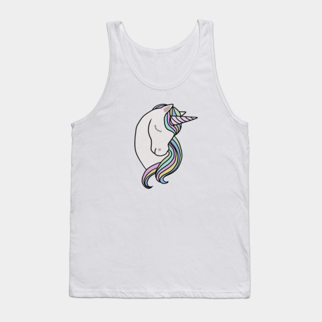 Majestic Unicon Rainbow Tank Top by logiamerch
