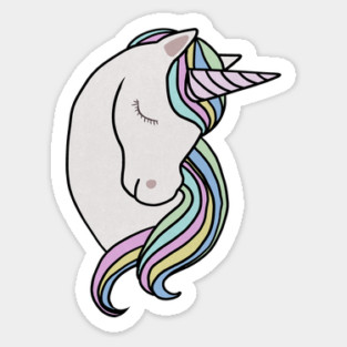 Majestic Unicon Rainbow Sticker