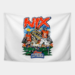 Bo Nix Collage Tapestry