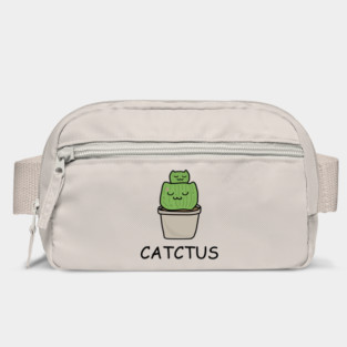 Catctus Cute Funny Cactus Cat Plant Bag