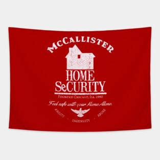 McCallister Home Security Tapestry