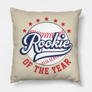 Rookie of the Year Baseball Theme Pillow