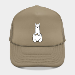 Cute Llama Alpaca Meditation Namaste Yoga Hat
