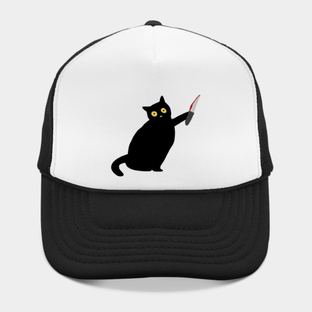 Funny Killer Black Cat Halloween by logiamerch