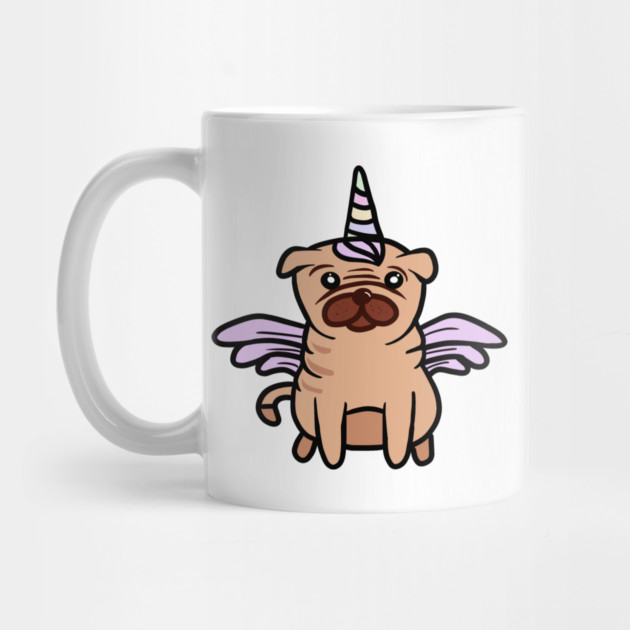 Cute Pug Unicorn Dog Lover by logiamerch