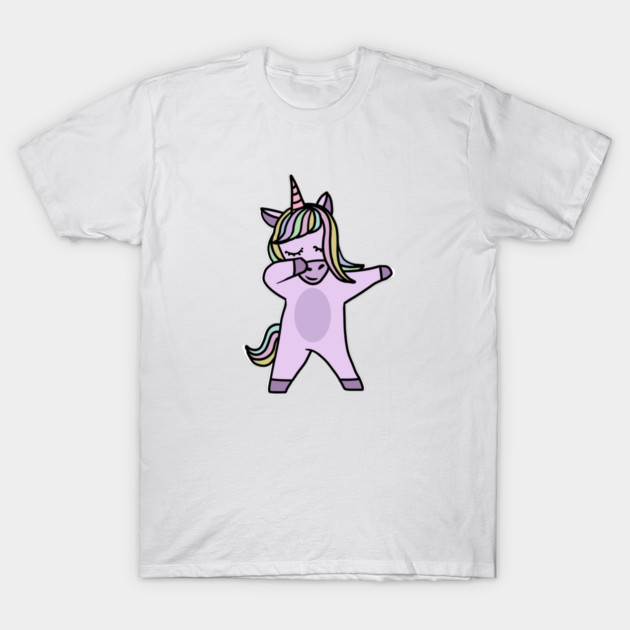 Cute Unicorn Dab Dance Dabbing T-Shirt by logiamerch