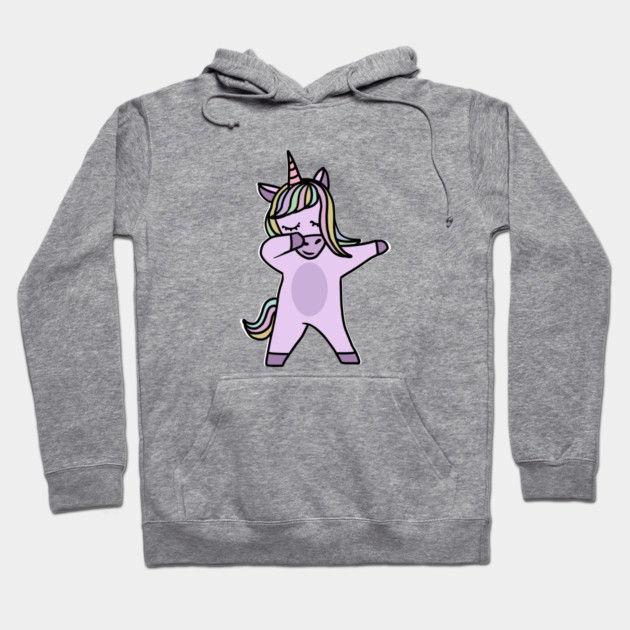 Cute Unicorn Dab Dance Dabbing Hoodie by logiamerch