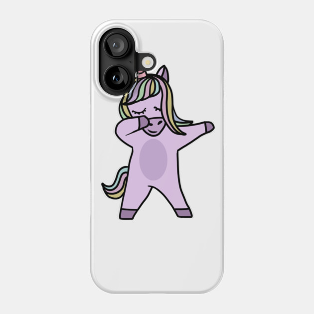 Cute Unicorn Dab Dance Dabbing Phone Case by logiamerch