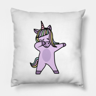 Cute Unicorn Dab Dance Dabbing Pillow