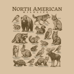 North American Wildlife T-Shirt