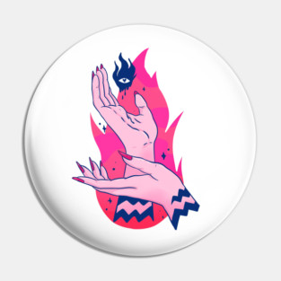 Fear not, Twin Peaks inspired art Pin