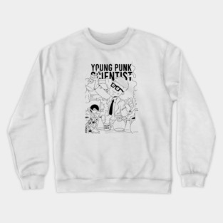 Young Punk Scientist Crewneck Sweatshirt