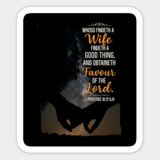 Proverbs 18:22 Magnet