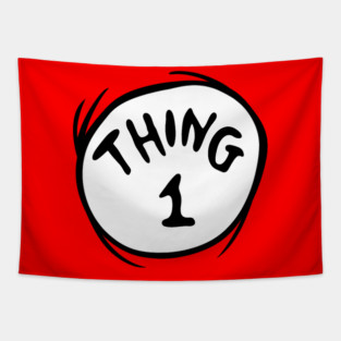 Thing 1 Logo Tapestry