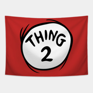 Thing 2 Logo Tapestry