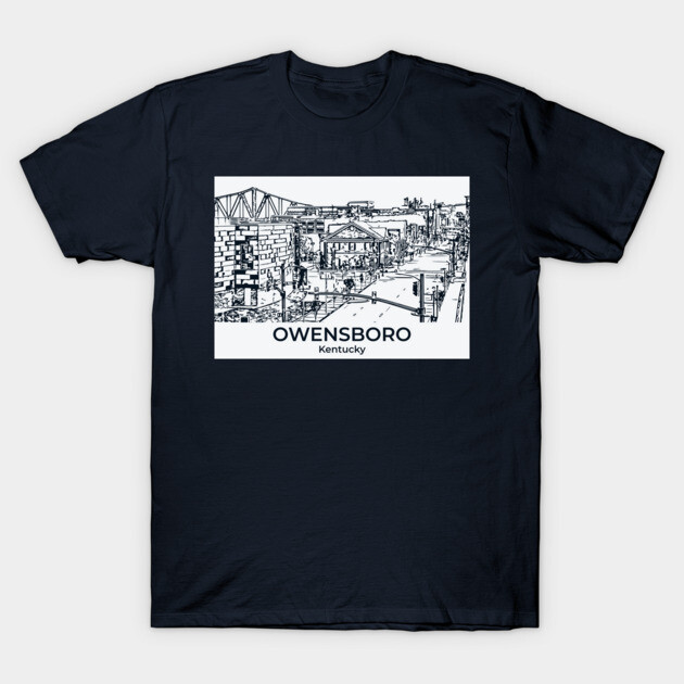 Owensboro - Kentucky T-Shirt by Lakeric