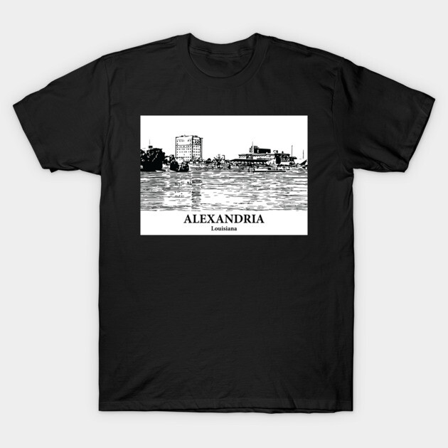 Alexandria - Louisiana T-Shirt by Lakeric