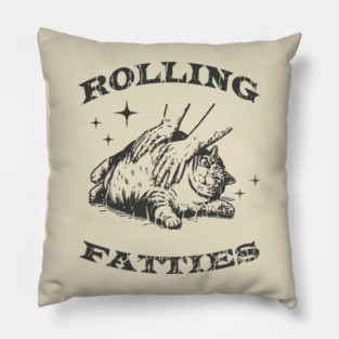 Rolling fatties //\retro @2943 Pillow