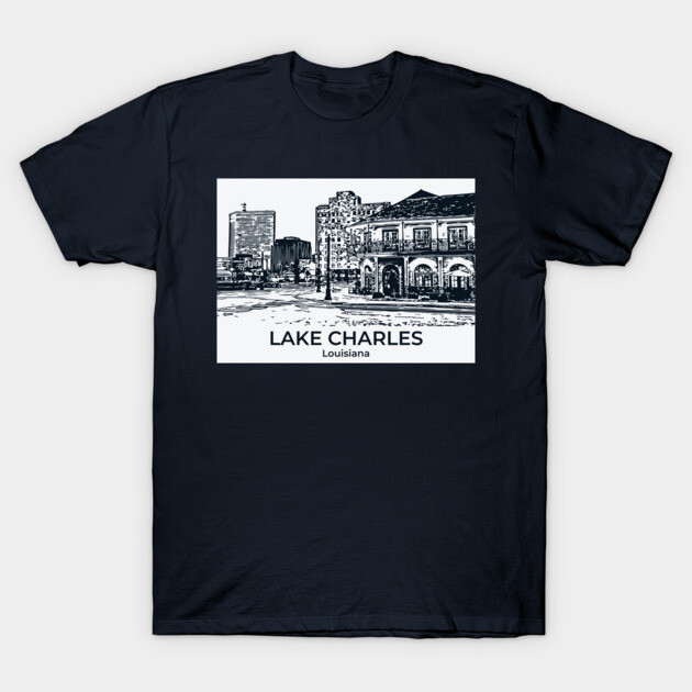Lake Charles - Louisiana T-Shirt by Lakeric