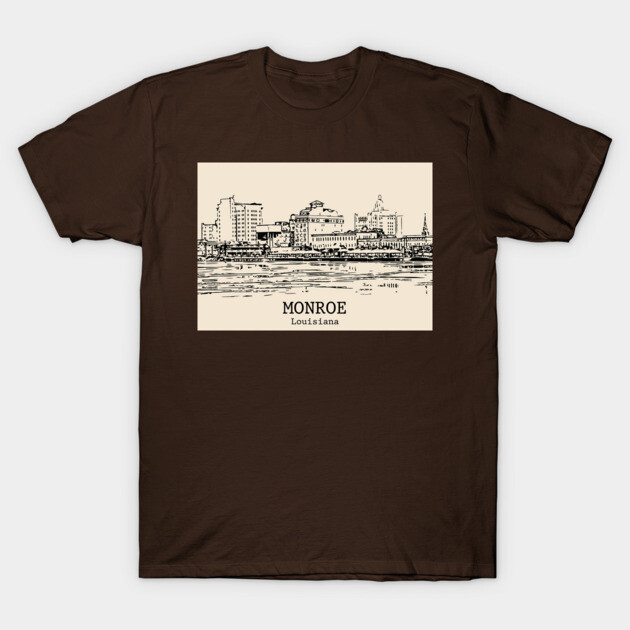 Monroe - Louisiana T-Shirt by Lakeric
