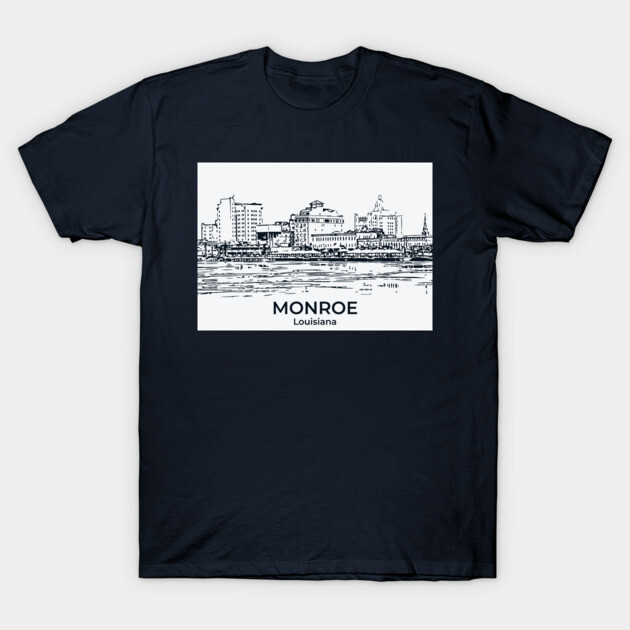 Monroe - Louisiana T-Shirt by Lakeric