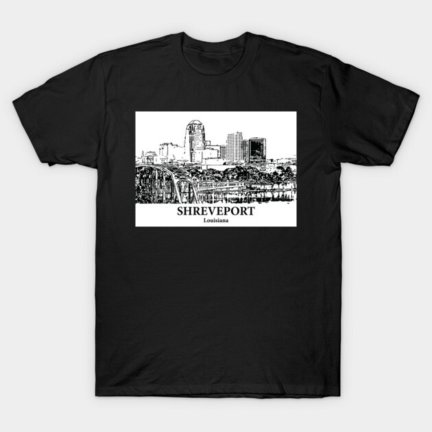 Shreveport - Louisiana T-Shirt by Lakeric