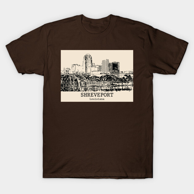 Shreveport - Louisiana T-Shirt by Lakeric
