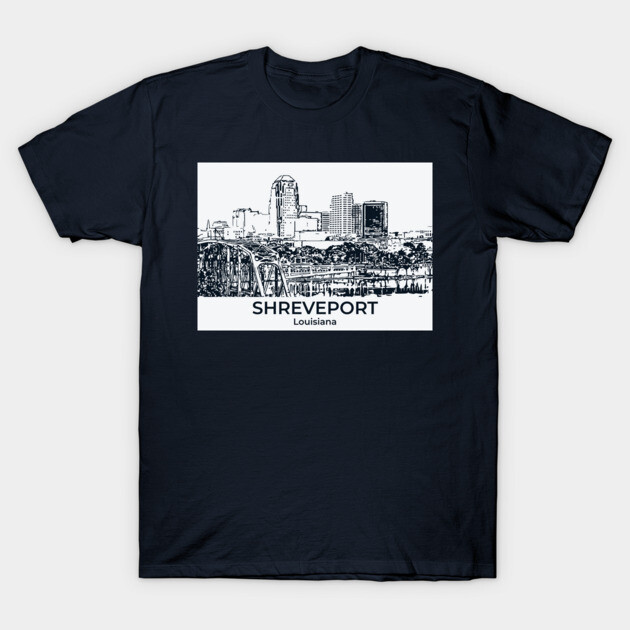 Shreveport - Louisiana T-Shirt by Lakeric