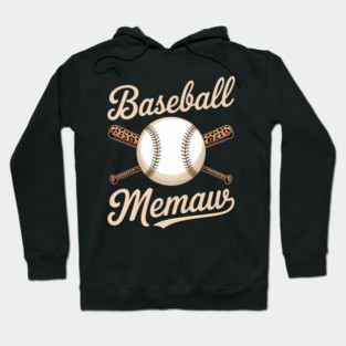 Baseball Memaw Sports Player Lovers Coach Hoodie