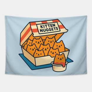 Kitten-Nuggets Tapestry