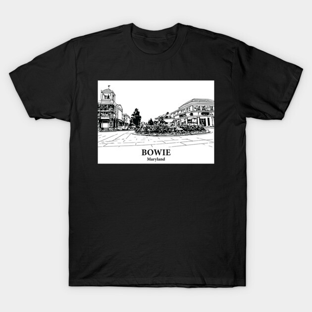 Bowie - Maryland T-Shirt by Lakeric