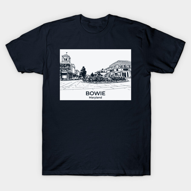 Bowie - Maryland T-Shirt by Lakeric