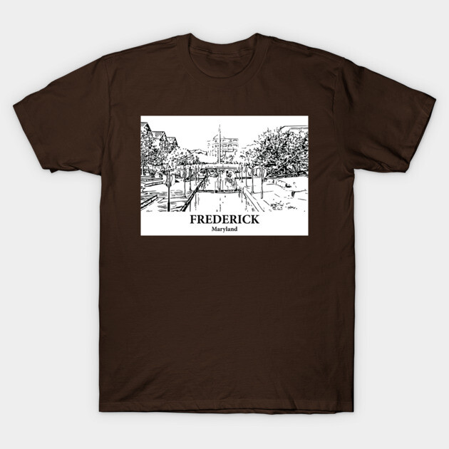 Frederick - Maryland T-Shirt by Lakeric