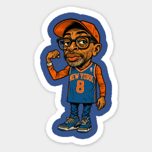 Spike Reverse Knicks Sticker